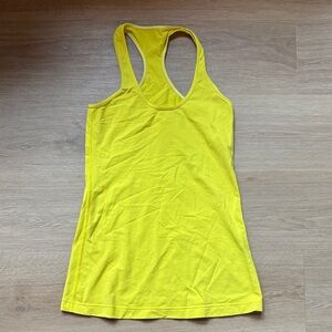Lululemon Athletica Bright Yellow Tank Top